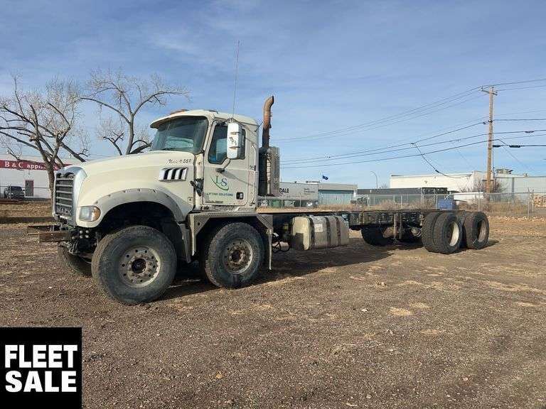 2012 Mack Granite T/A T/A Cab & Chassis