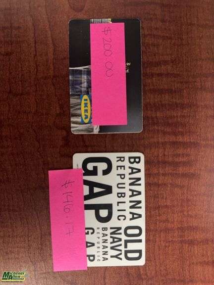 Miscellaneous gift card