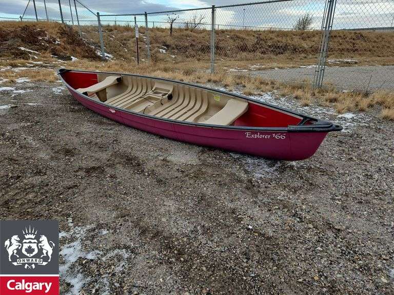 Coleman Explorer 12ft. Red Canoe