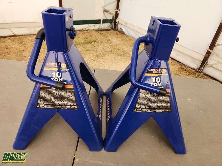 Pair Of Carlyle 10 Ton Jack Stands