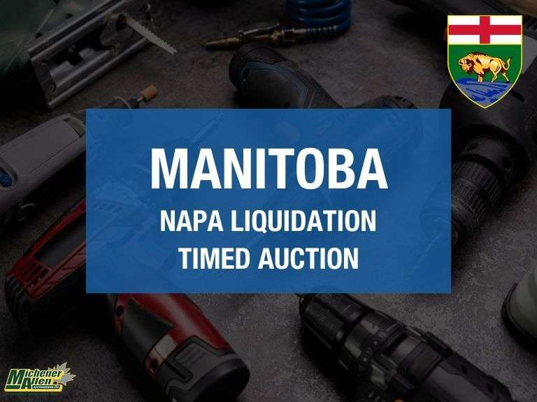 NAPA Liquidation Timed Auction - Manitoba