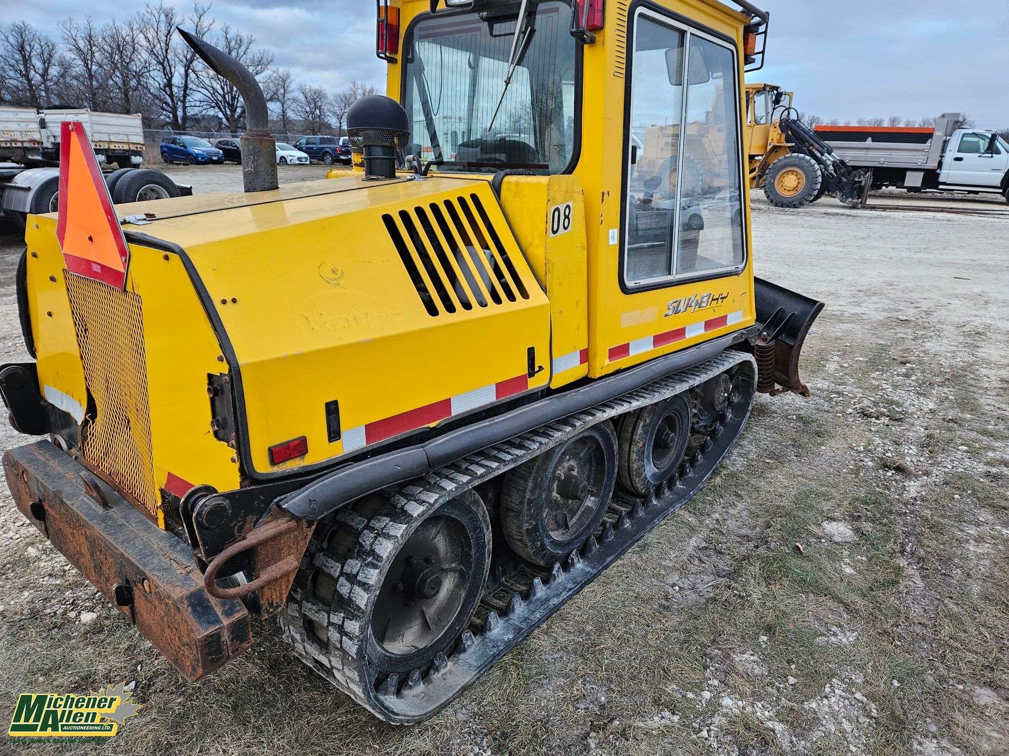 Non-Operable Camoplast SW48HY Sidewalk Plow - Michener Allen