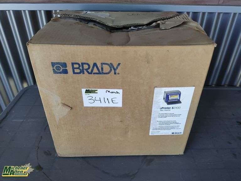 Unused Brady Printer S3100 Label Printer