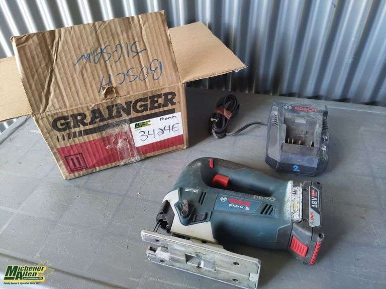 Bosch GST18V-50 Cordless Jig Saw Serial No. 227015036