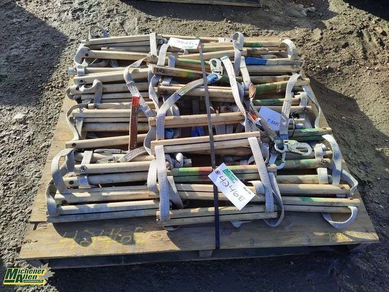 Pallte With Ropes Pallet with Rope Ladders - Michener Allen Auctioneering Ltd