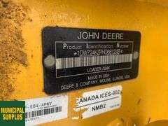 2017  JOHN DEERE  724K  Wheel Loader