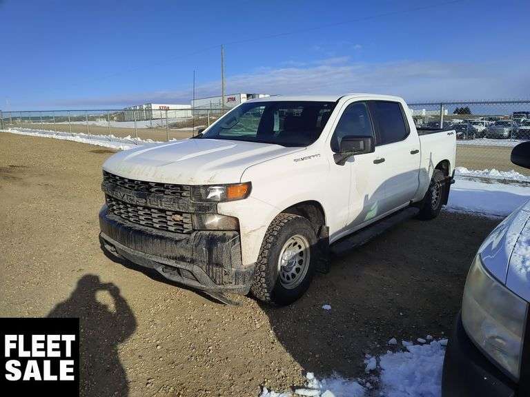 Non-Operable  2020  Chevrolet  Silverado 1500  4x4 Work Truck 4dr Crew Cab 5.8 ft. SB