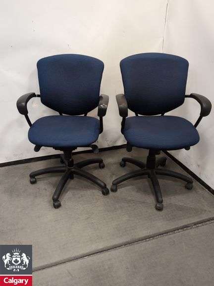 Set of 2 - Blue Global Supra brand Chair