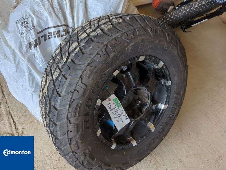 4 tires and rims 265/70/R17 - Michener Allen Auctioneering Ltd