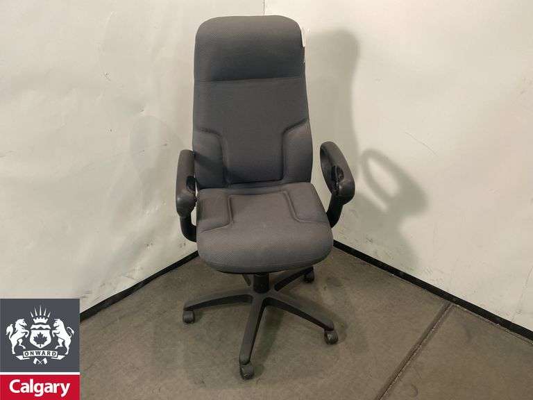 24 Hour Global Concorde brand chair - grey