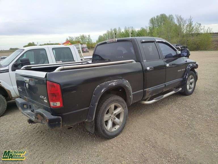 Non-Operable  2004  Dodge  Ram 1500  4dr 4x4 Quad Cab SB