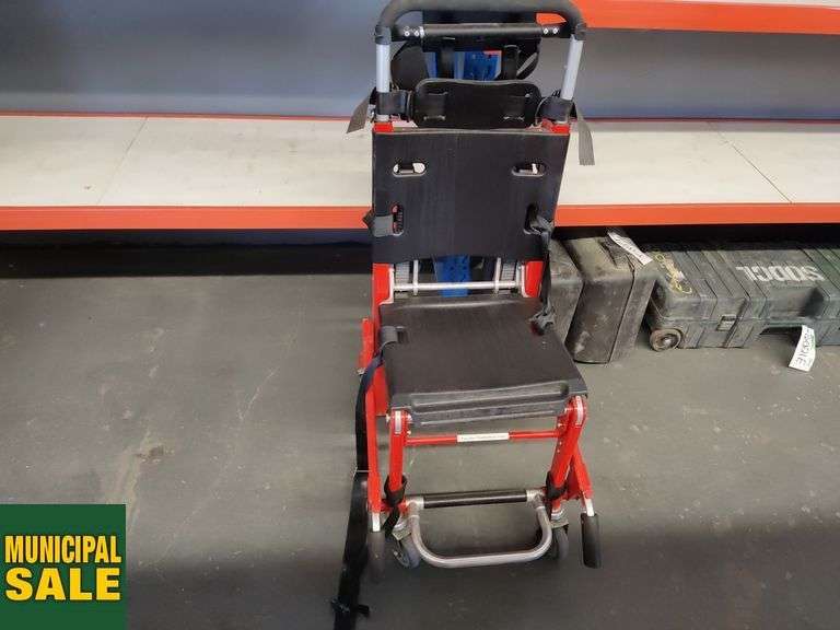 Lot of 2 Ferno 59T EZ Glide Medical Transport Chairs