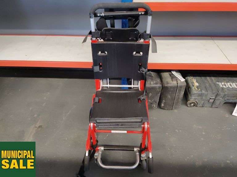 Lot of 2 Ferno 59T EZ Glide Medical Transport Chairs