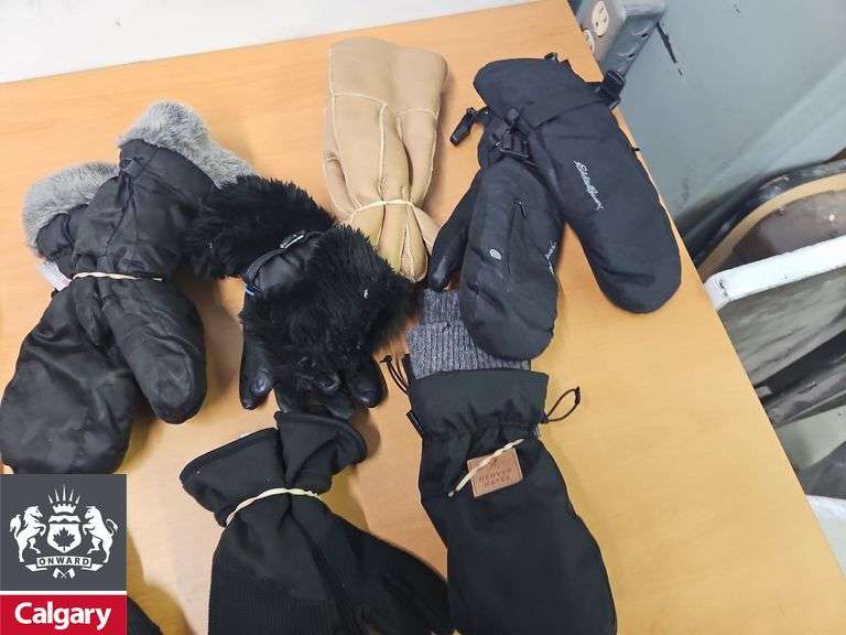 7 Pairs of Gloves and 1 Earmuffs
