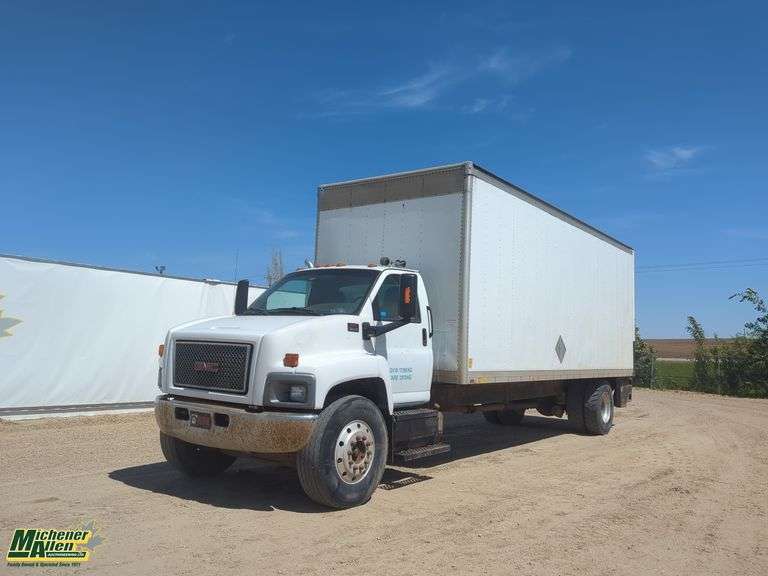 2007  GMC  Topkick C8500  S/A  Van Body Truck