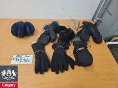 7 Pairs of Gloves and 1 Earmuffs