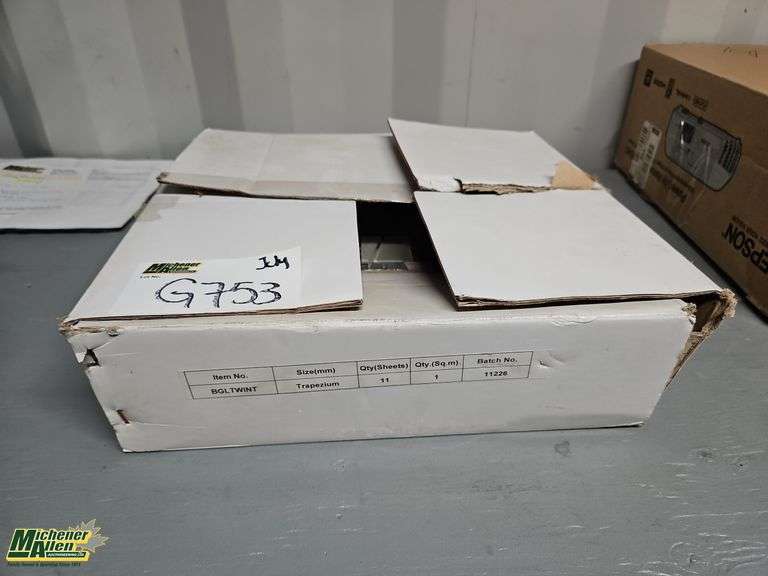 Partial Box of Tiles