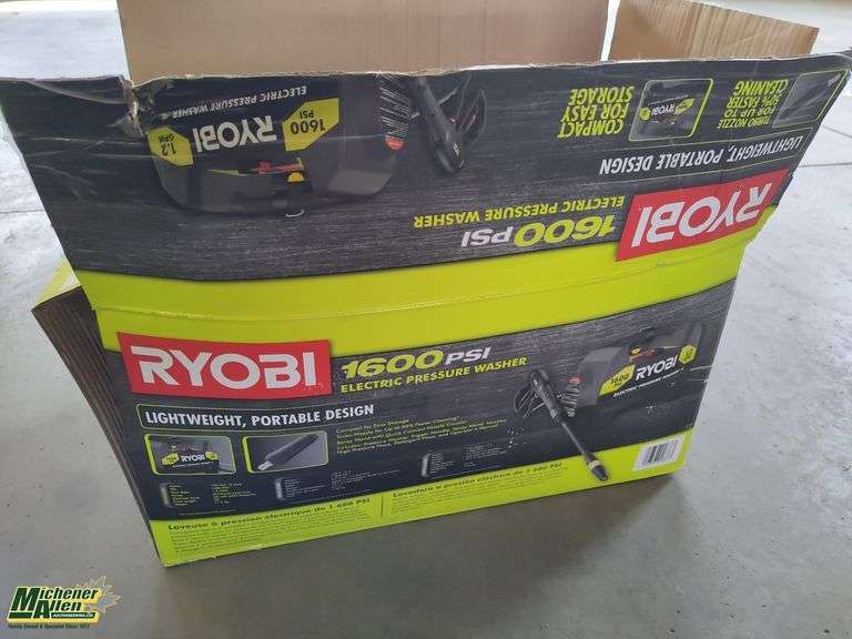 Ryobi 1600PSI Electric Pressure Washer - Qty. 1