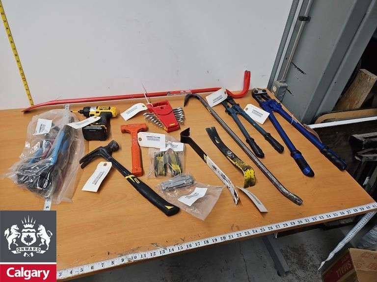 Box with Various Tools