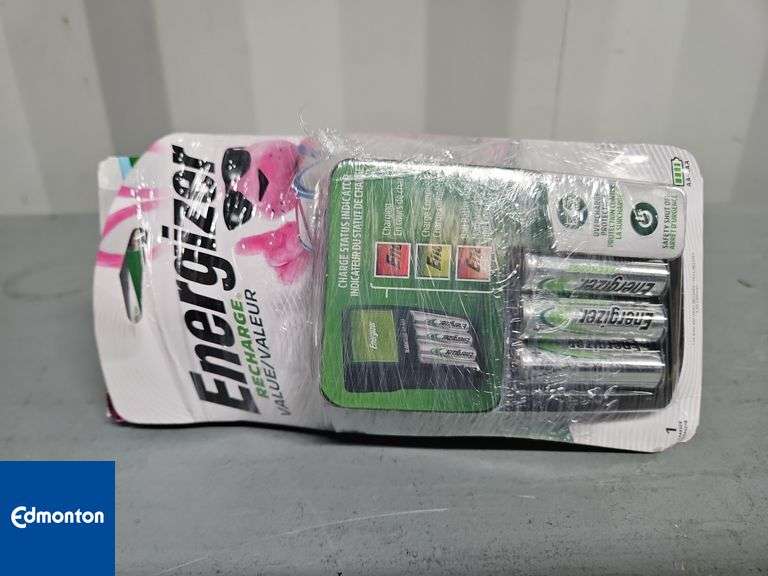Energizer Rechargeable Batteries and Charger