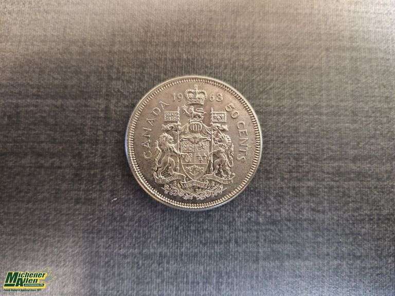 1963 Canada Silver 50 Cent Coin - Qty.1