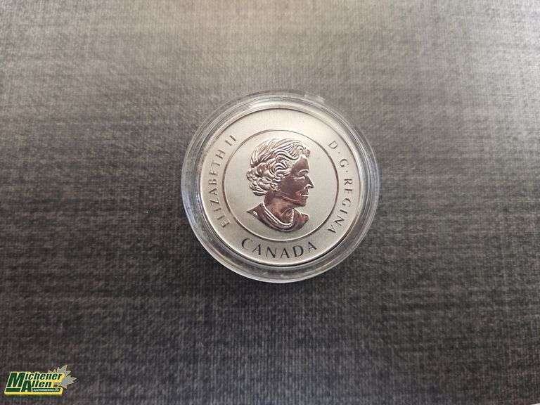 2015 RCM Canada UNC Fine Silver 99.99% 20 Dollar Coin- Qty.1