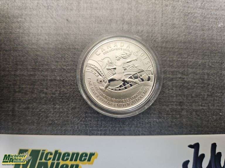 RCM 2015 UNC Canada Fine Silver 99.99% 20 Dollar Coin - Qty.1