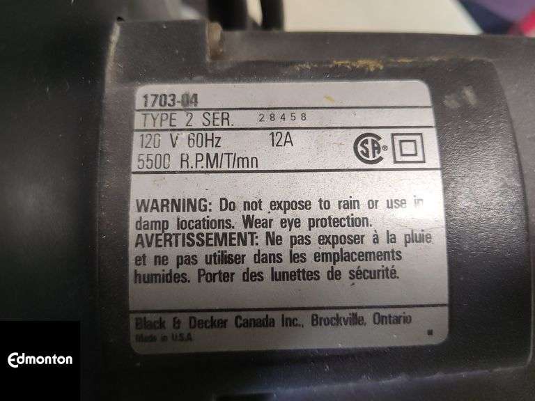 Black And Decker Mitre Saw - Qty. 1
