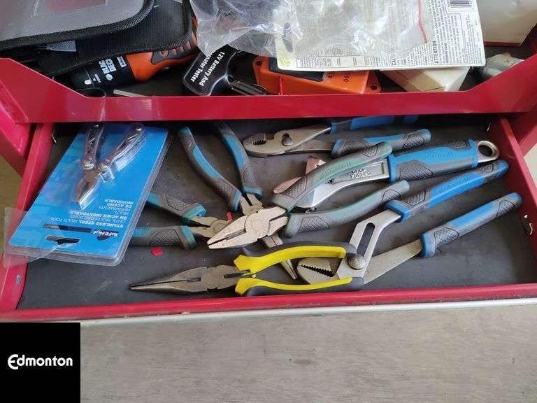 Mastercraft Tool Box with Assorted Tools - Qty 1
