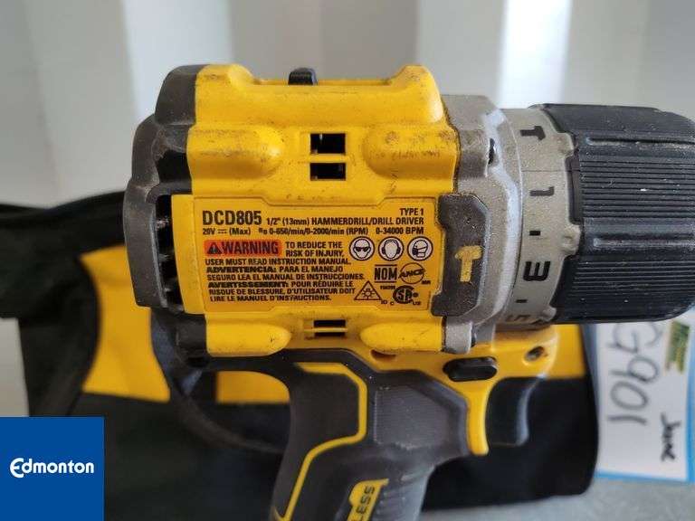 DeWalt DCD705 20V Drill with Bag - Qty 1