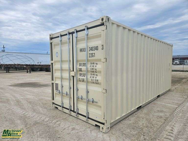 20'  1  Door  Single Use  Sea Container