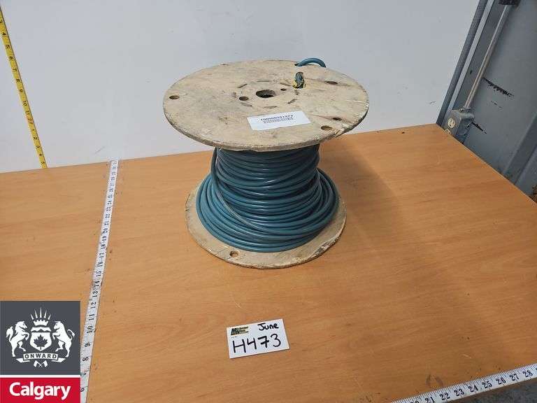 Spool of 600V 4 AWG Copper Wire