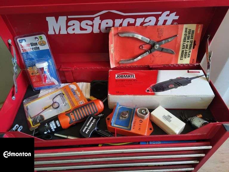 Mastercraft Tool Box with Assorted Tools - Qty 1