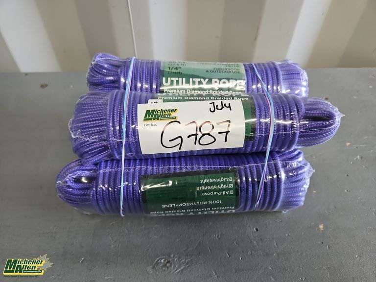 90Ft. Utility Rope - Qty.5 - Michener Allen Auctioneering Ltd