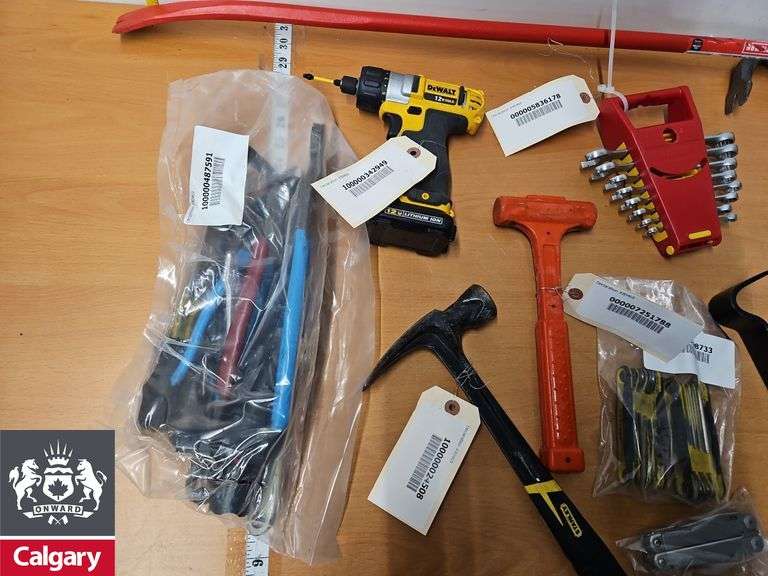 Box with Various Tools