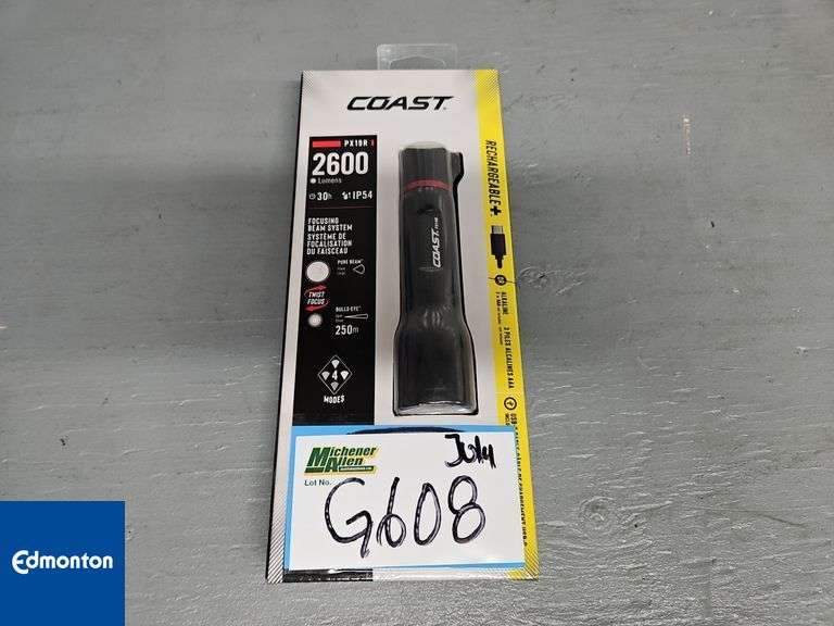Coast PX19R 2600 Lumens Flashlight - Qty.1