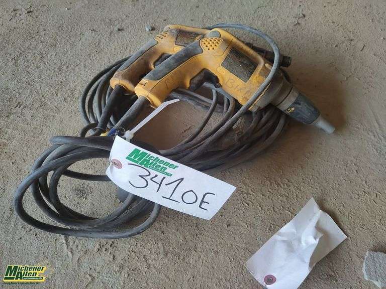 2 DeWalt Corded Screwdrivers