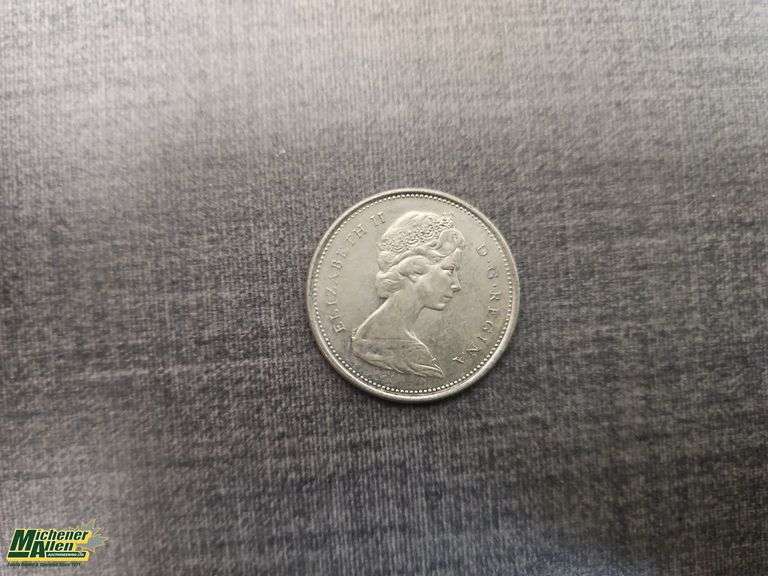1968 Canada Silver 25 Cent Coin - Qty.1