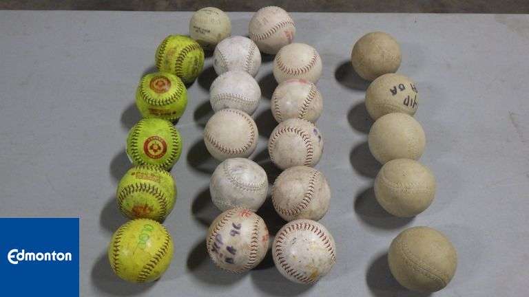 Lot of Softballs (5 are rubber)