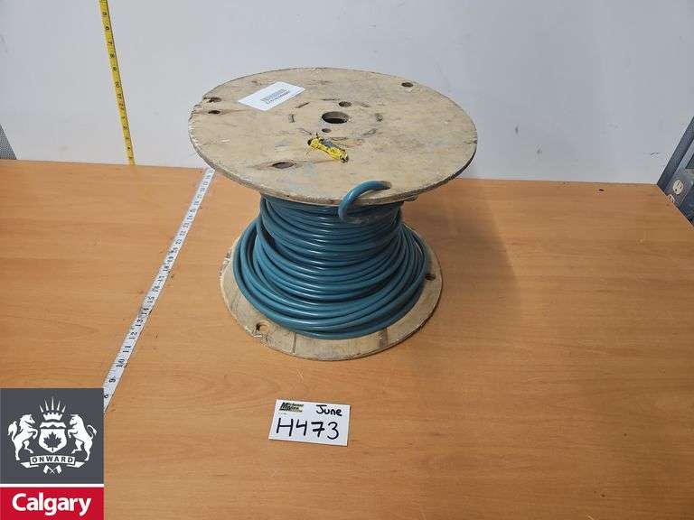 Spool of 600V 4 AWG Copper Wire