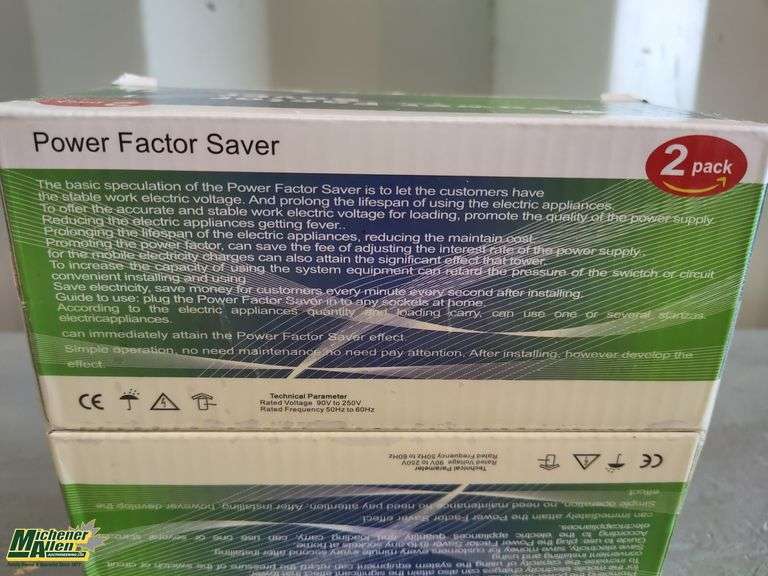 2 Power Factor Saver 2 Pack Energy Saving Devices - Qty. 1