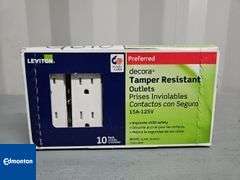 Leviton Tamper Resistant Outlets 10Pack