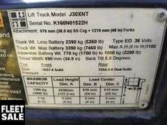 2010  Hyster  J30XNT  1360  KG  Forklift