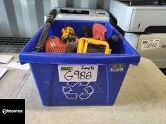 Bin With Assorted Power And Hand Tools - Qty. 1