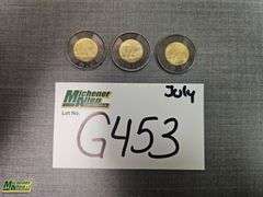 Canada Commemorative QE II Blk Toonies  - Qty.3