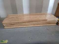 2 Packages of 3 Piece Wood Shelves 15.5in X5.5in - Qty 1