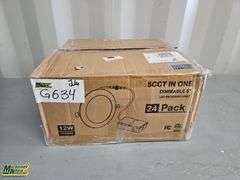Box with 24 Pack Dimmable 6in LED Recessed Ceiling Lights