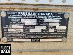 1989  Fruehauf  48Ft  T/A  48ft  Dry Van Trailer