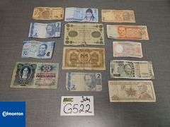 International Currency Notes - Qty.13