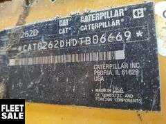 Non-Operable  2019  CAT  262D  Rubber Tired Skid Steer